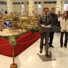 El alcalde, Francisco Góngora, en la inauguración del Belén Monumental de El Ejido.