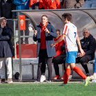 Garitano en la banda del campo del Barbastro.