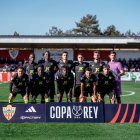 El once de la Copa del Rey que se vio sorprendido por el Barbastro, equipo de Segunda RFEF.