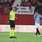 De Burgos Bengoechea en el Almería 2-3 Celta disputado en el Mediterráneo.