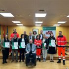 Entrega de certificados de \'Zona Cardioasegurada\'.