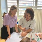 Vacunación infantil.