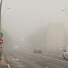 Otra jornada de niebla en la capital.