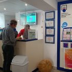 Despacho de lotería en la administración de Laujar de Andarax.