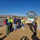 La delegada territorial de Fomento visita las obras del nuevo acceso a Pulpí.