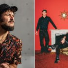 A la izquierda, Paco Bezerra en Almería; a la derecha, Javier Calvo y Javier Ambrossi, de pie, junto a Nacho Vigalondo.