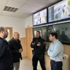 Las autoridades huercalenses se reúnen con la Policía Local.