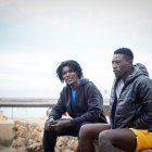 Migrantes acogidos en El Toyo en octubre de 2023.