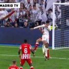 La imagen que le mostraron a Hernández Maeso en el gol de Vinicius.