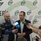 Germán Griel, presidente de CSIF Andalucía y Juan Fernández Cabezas, presidente de CSIF Almería.