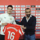 Aleksandar Radovanovic y Mohamed El Assy en la presentación de este miércoles.