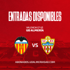 A la venta las entradas para el partido del sábado en Valencia.