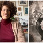 Sol Ruiz, autora de ‘El libro secreto de los vampiros’, y una de sus ilustraciones.