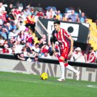 César Montes en el Valencia-Almería.