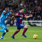 Lopy en el Barcelona-Almería. 