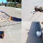 Imágenes facilitadas por uno de los usuarios del concurrido skatepark de la Vega de Acá.