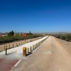 El tramo de la Vía Verde a su paso por Arboleas.