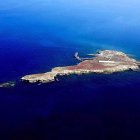 Imagen de archivo de la vista aérea de la Isla de Alborán.