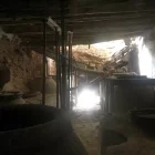 Bodega del Palacio del Almanzora tras el derrumbe.