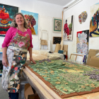 La artista canadiense Trina Doerr.