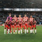 El once del Almería en Balaídos.
