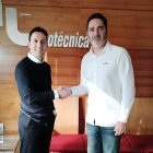 Ricardo Céspedes y José García en la sede del Grupo Novotécnica después de rubricar el acuerdo.