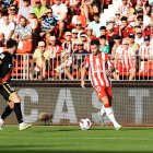Adri Embarba en el primer partido de la temporada contra el Rayo Vallecano.