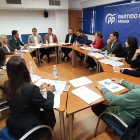 Reunión en la sede del PP.