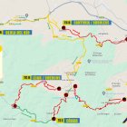 Mapa del recorrido de la X edición del rallye Valle del Almanzora