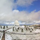 Imagen de Calar Alto este domingo.