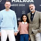 Francisco Conde, Silvia Castellón y Kurro González, en Málaga. Foto: Ana Belén Fernández