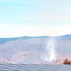 Por la tarde se podía ver desde la UAL una columna de humo en Sierra Alhamilla.