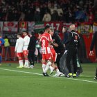 Arribas entró con el partido cuesta arriba en el minuto 83.