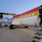 Imagen de archivo de un avión.
