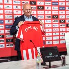 Presentación de Pepe Mel en el Almería.