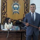 El alcalde de Carboneras, Salvador Hernández, tras la moción de censura del pasado viernes.