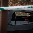 Vehículo del padre, aparcado en el cortijo en el que ocurrieron los hechos.