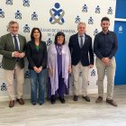 Ángel Escobar, Sacramento Sánchez, María del Mar García, Juan de la Cruz y Pablo Román.