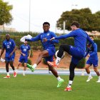 Largie Ramazani ha vuelto a sonreír desde la llegada de Pepe Mel al banquillo rojiblanco.