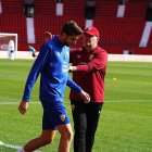 Pepe Mel agradeció las palabras de Édgar González, que lo ve como un buen líder en el Almería.