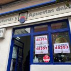 Imagen de archivo de una administración de lotería.