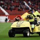 Radovanovic se lesionó en el Almería-Osasuna.