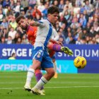 Melamed en el partido del Espanyol ante el Albacete.