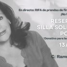 Detalle del cartel del desfile solidario de este sábado.