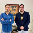 Juan Francisco Viruega, director de AWFF, y José Díaz, alcalde de Tabernas.