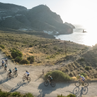 Una de las ediciones anteriores de la Titan Desert a su paso por Cabo de Gata.