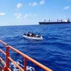 Imagen de archivo de una patera en Almería.