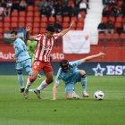 Marcos Peña en su debut frente a su público en el Estadio Mediterráneo contra Osasuna.