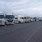 Camiones parados, en una imagen de archivo.