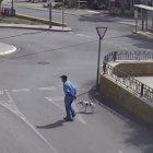 Imágenes del desaparecido captadas por una cámara.